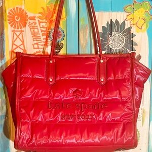 Kate Spade Vibrant Ella Extra Large Puffy Tote  👜